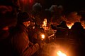 Independence square during clashes in Kyiv, Ukraine. Events of February 18, 2014-2