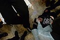 Injured protester receiving first medical aid in field. Kyiv, Ukraine. Jan 22, 2014-2