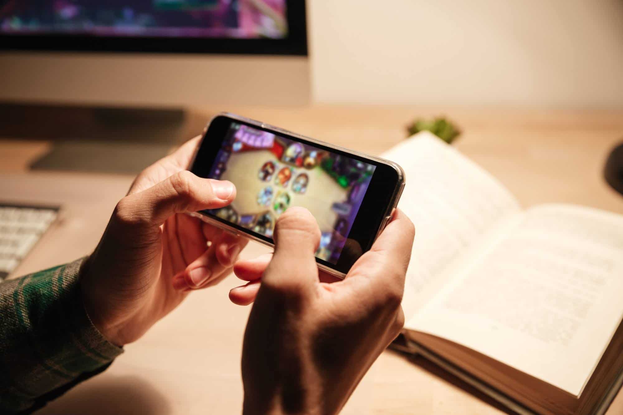 Gaming on smartphone