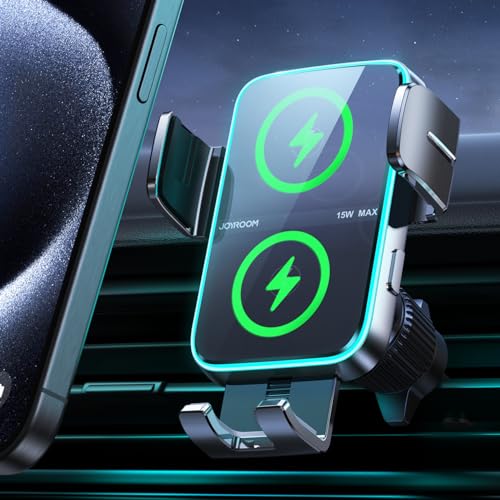Best for Vent Mounting: JoyRoom Wireless Dual-Coil Air Vent Mount