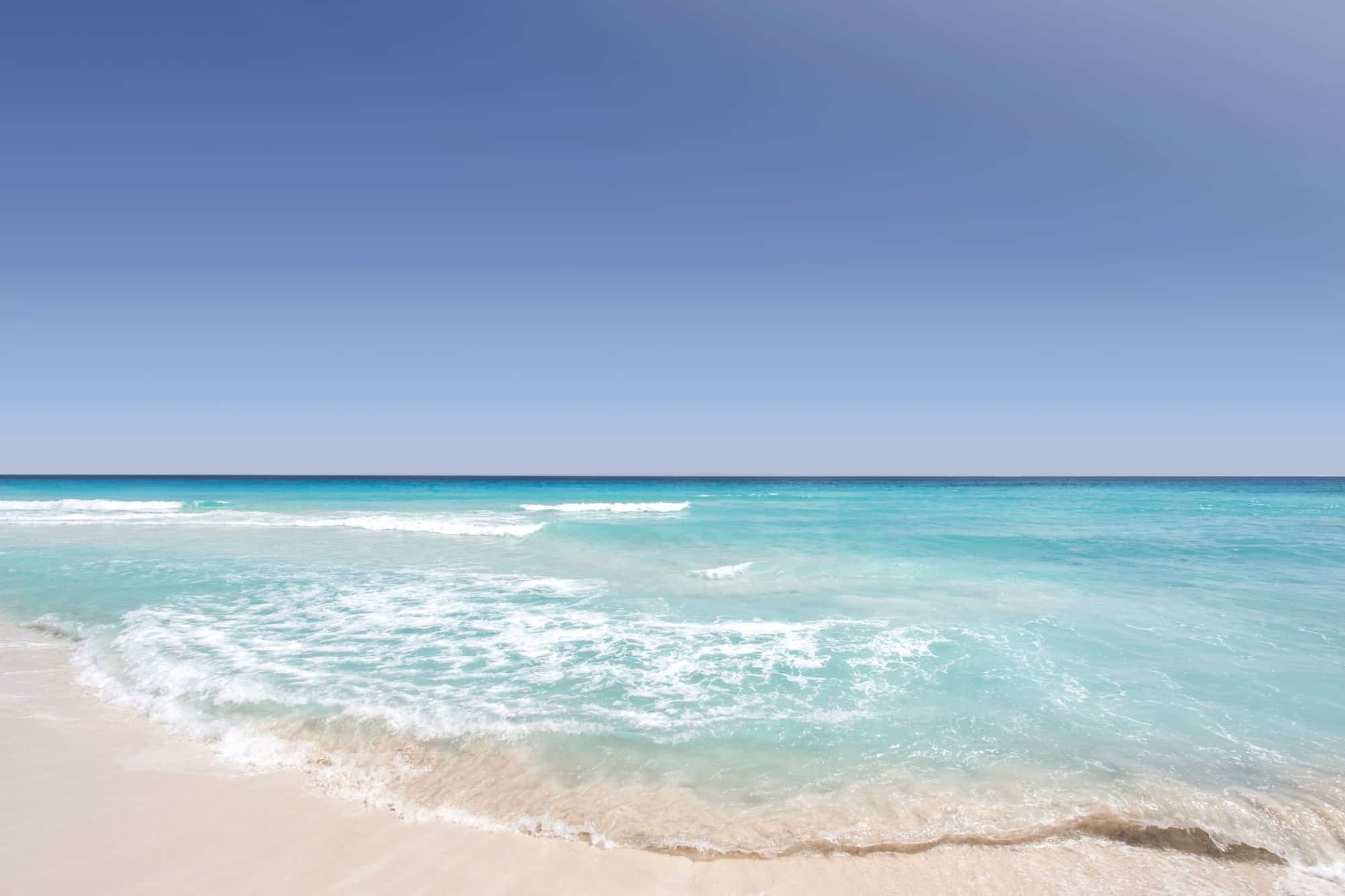 Mexico beach scene