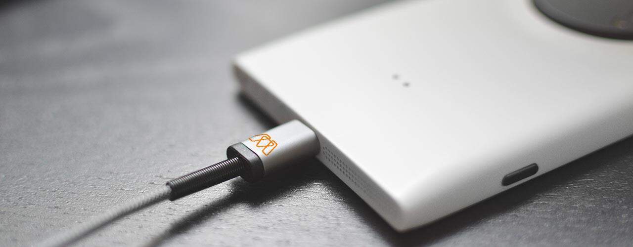 Mos Spring Micro-USB cable